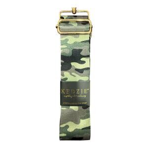 Kedzie Interchangable Bag Strap - Camo w/Gold Hardware